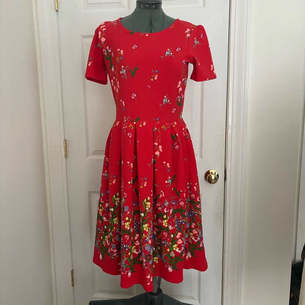 LulaRoe Red Dress